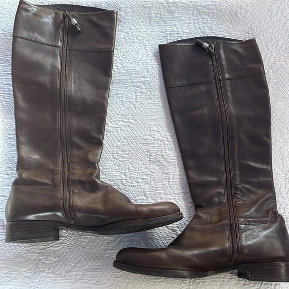 Lauren Ralph Lauren Shoes - Lauren Ralph Lauren Dark Brown Willa Riding Boots